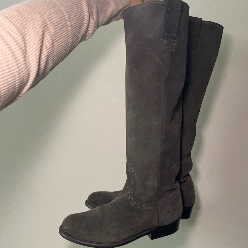 FRYE SUEDE TALL BOOT
